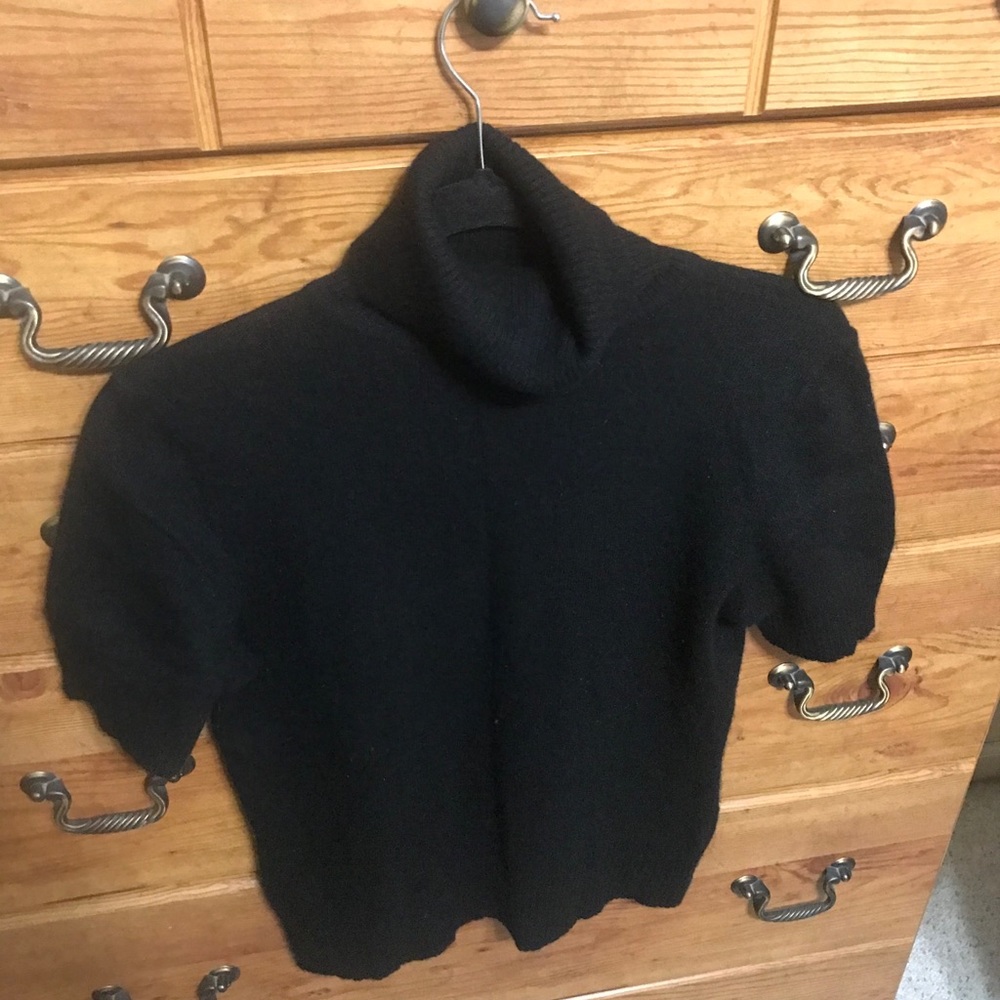 Ann Taylor cashmere short sleeve sweater